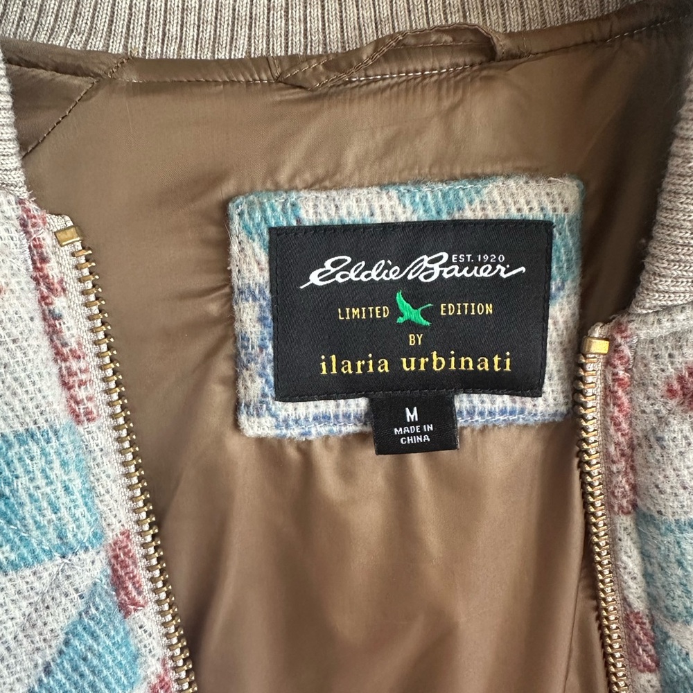 Eddie Bauer Multicolor Patterned Jacket Medium - image 6